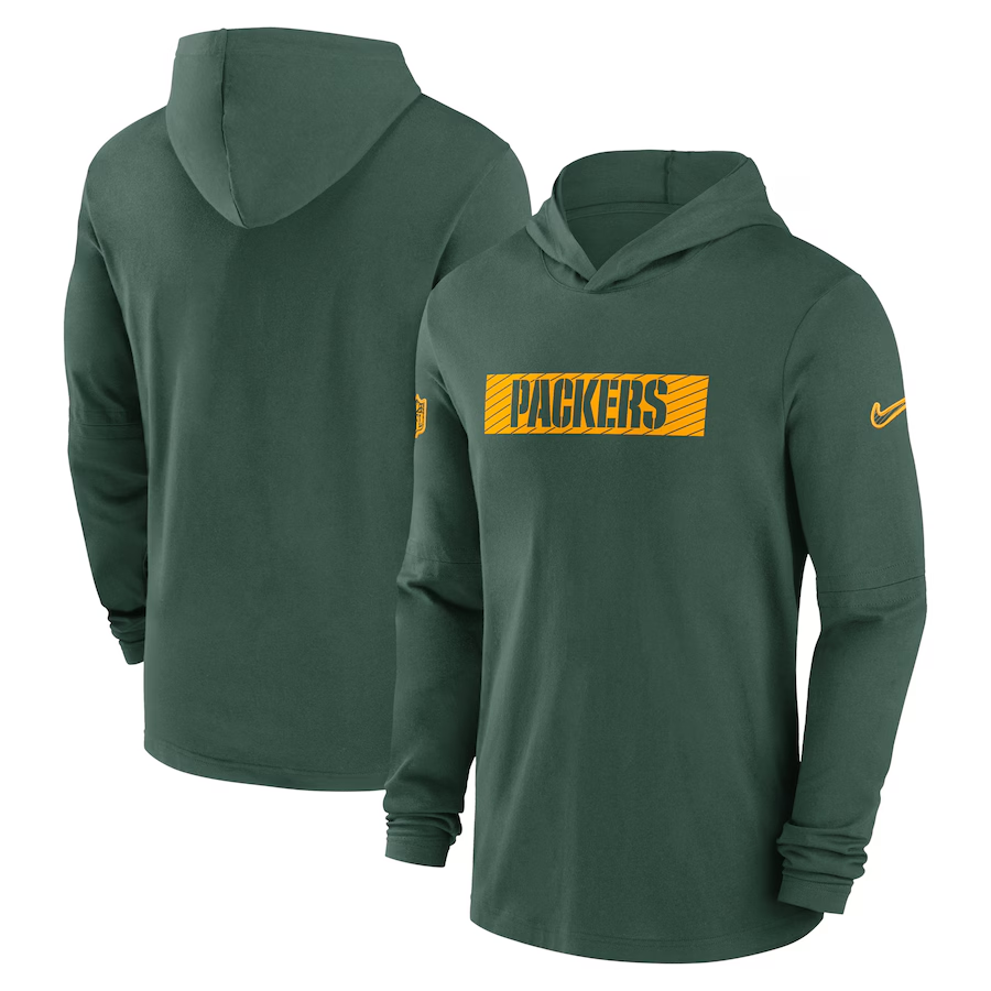Men Green Bay Packers green 2024 Nike NFL Hoodie->green bay packers->NFL Jersey